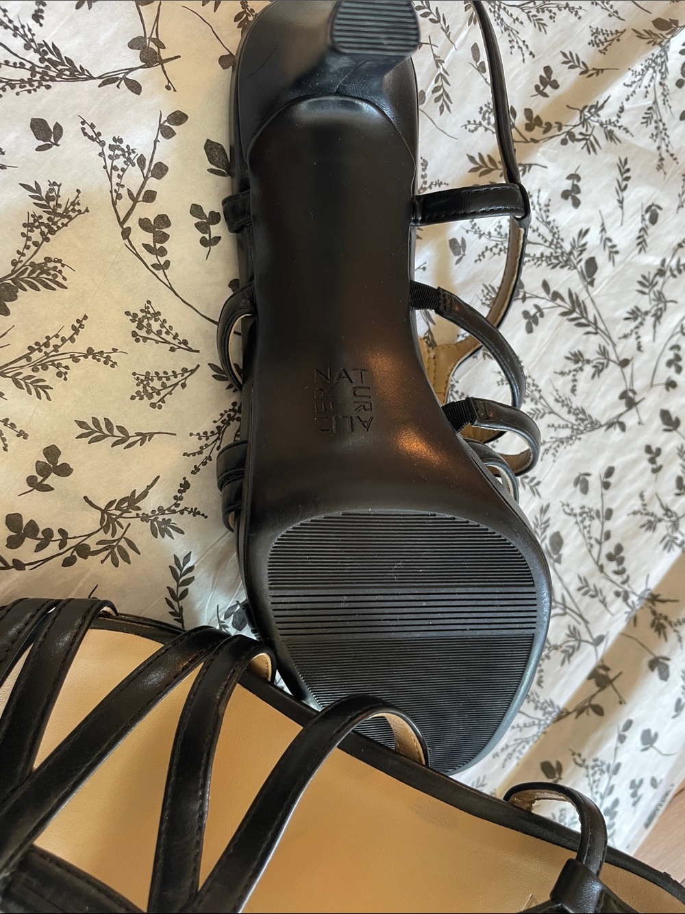 Naturalizer Baylor Black Strappy Slingback Heels. NWOT. Never worn! Brand new. - Picture 7 of 15